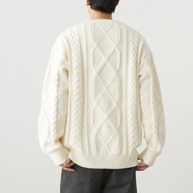 Men's Thickened Winter Knit Sweater2