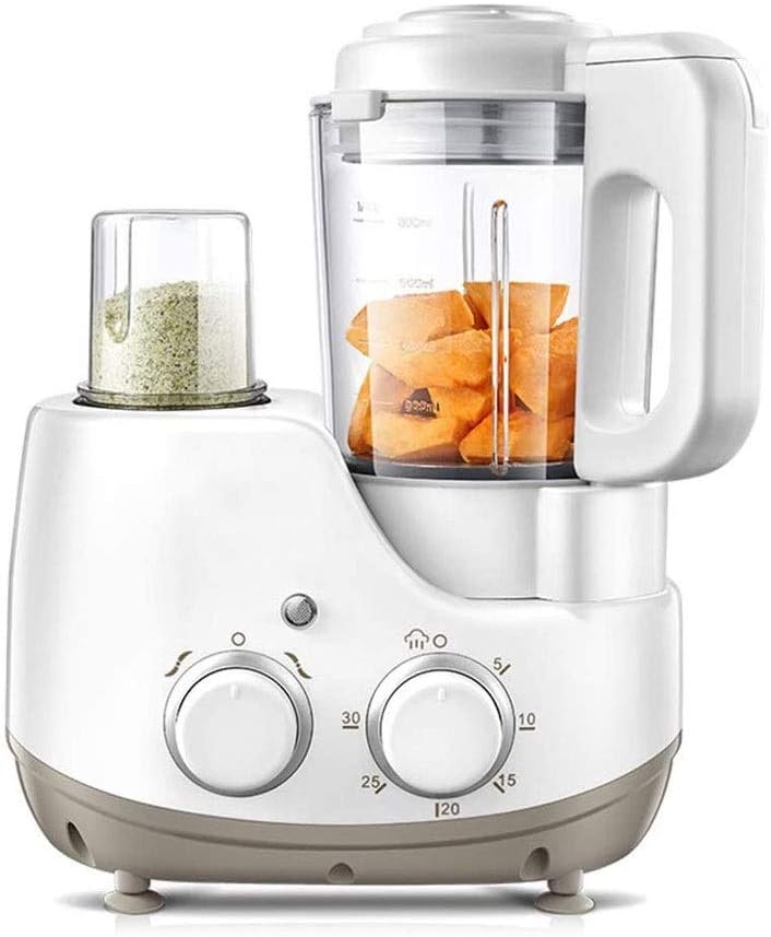 Kids Food Maker Kids Food Processor Blender Grinder Steamer Warmer Multifunctional Kids Food Mills for Cooking Organic Kids Puree Timer Control - BPA Free Food Processor