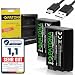 Produktbild PATONA USB-C Dual Ladegerät mit 2X NP-FW50 Premium Akku Kompatibel mit Sony Alpha 7 5000 6000 6300 6400 6500 A7 A7S A7R A7II ZV-E10 DSC RX10 Mark II III IV RX1R III DSC-RX1RM3 NEX 3 5 6