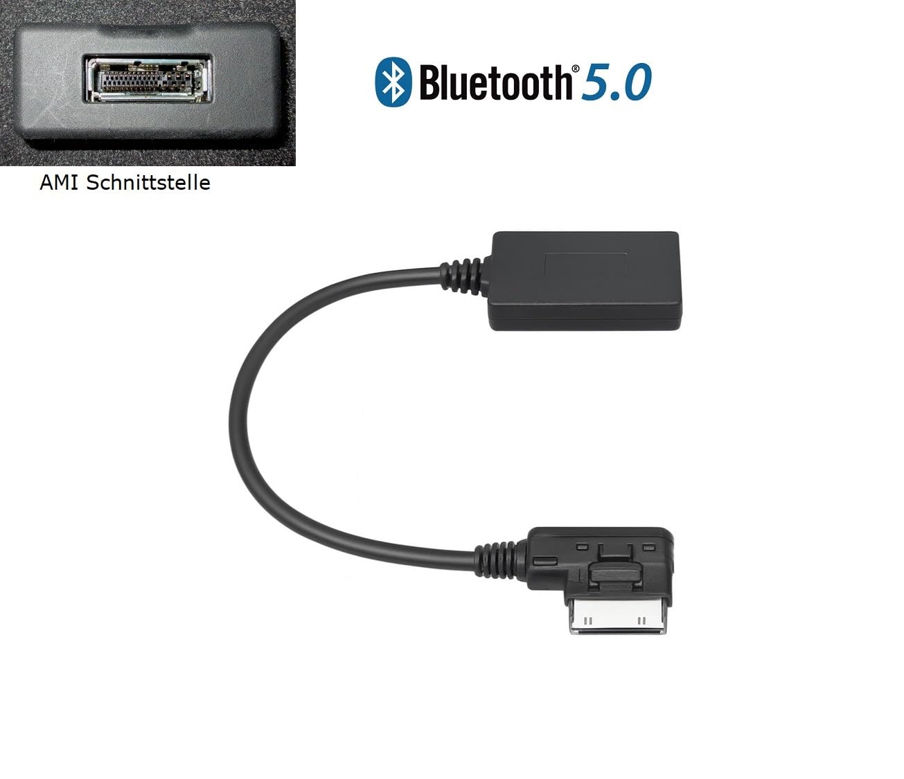 Daniko Adattatore Bluetooth Aux in per Mercedes MB AMI interfaccia B C CL E S SL ML GL classe
