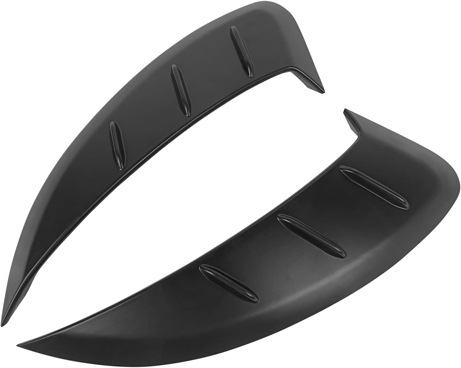 IKON MOTORSPORTS, Scoop Vent Compatible with 2013-2016 Porsche 981 Boxster & 2014-2016 Porsche 981 Cayman, Side Air Intake Vent Scoop Trim Cover Grille ABS Plastic 2PCS, 2015