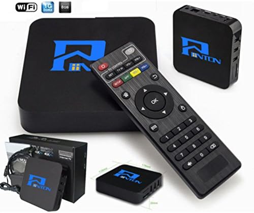 Penton Amlogic S805 Quad Core Smart TV Box Android 4.4 Kitkat System H.265 WiFi HDMI 3D LAN Miracast Media Player 1G RAM DDR4 8G ROM Remote Control