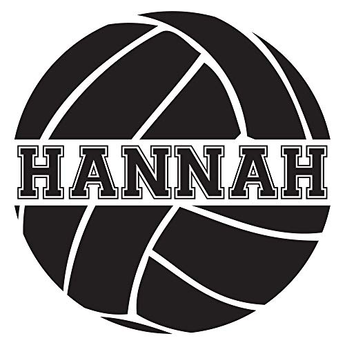 Custom Personalized Volleyball Vinyl Wall Decal