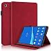 Produktbild Succtop Hülle Lenovo Tab M10 Plus 10.3 Zoll PU Leder Flip Schutzhülle Brieftasche Stand Cover Tablet Hülle Kartenschlitz Stifthalter Lenovo Tab M10 Plus 10.3" FHD (2nd Gen) TB-X606F TB-X606X Rot