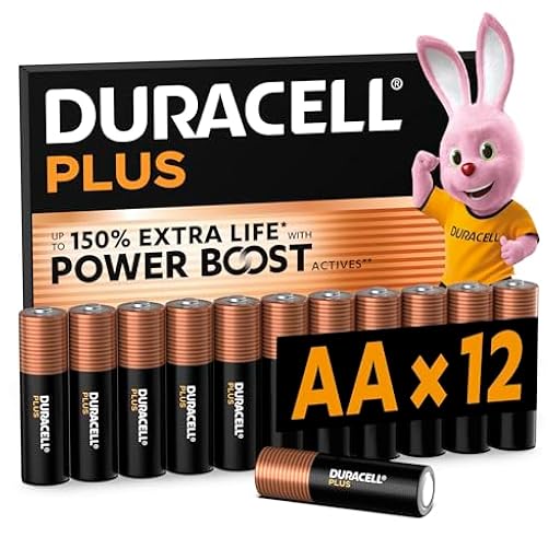 Duracell - NOUVEAU Piles alcalines AA Plus, 1.5 V LR6 MN1500, paquet de 12 | Ya disponible en tu tienda friki favorita! En mundofriki.es!