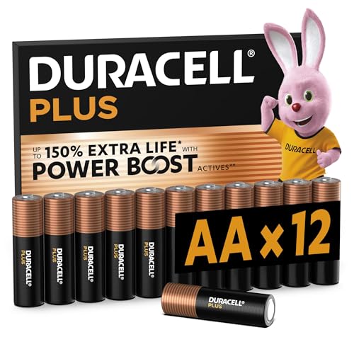 Duracell - NOUVEAU Piles alcalines AA Plus, 1.5 V LR6 , paquet