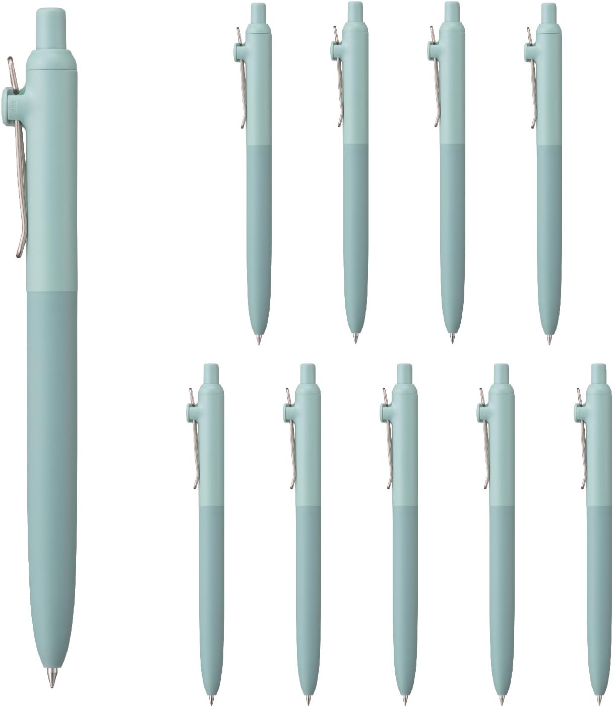 Mitsubishi Pencil Uniball ZENTO Standard 0.38 B Ripple Blue, Pack of 10 UBNZSC38B.32 10P
