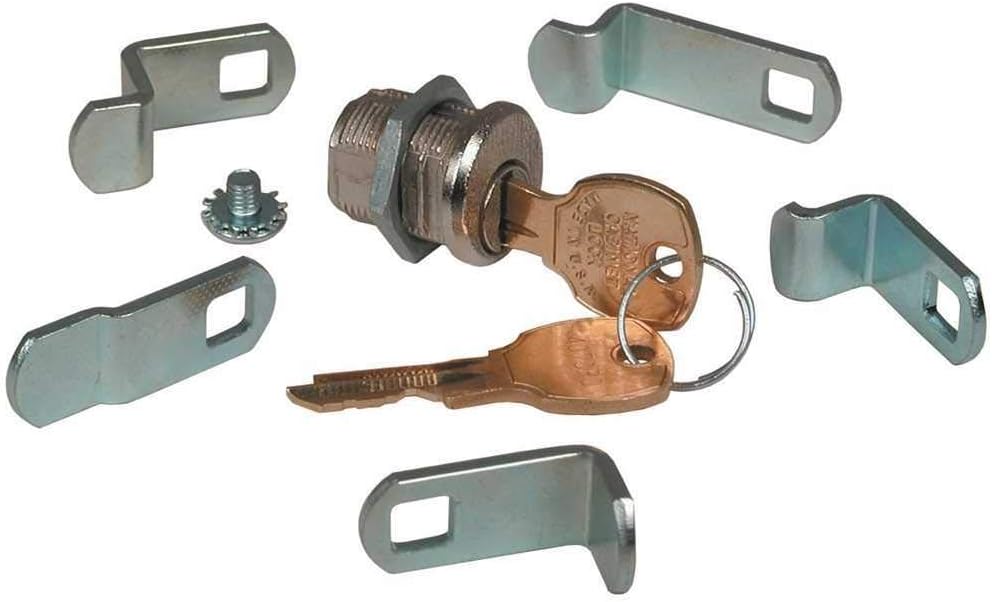 C8730-14A-KD MAILBOX LOCK MULTI-CAM INTERIOR USE KD Brushed Nickel