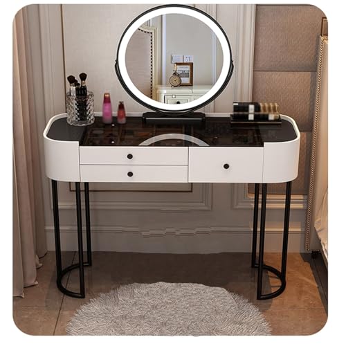 Elegante y moderna mesa de tocador con cajón