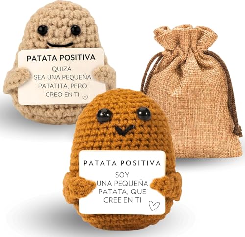 La Mejor Selección de Decoración original los mejores 10. 44 Regalos Originales Para Mujeres y Hombres, Regalo Divertido | Patata Positiva en Español 2 x 1 Muñeco Motivación y Autoayuda, Idea Cumpleaños Original y Divertida, Amigo...