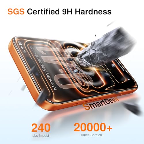 Image of SMARTDEVIL 2 Pack Screen Protector for iPhone 17 Pro Max with AR Anti-Reflective Technology, 9H Hardness Military Grade Tempered Glass, Bubble Free and Auto Dust-Removal Box, Easy Installation