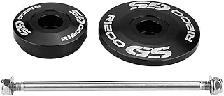 KIMISS Motorrad Rad Crash Protector, Hinterrad Gabel Axle Sliders Cap Crash Protector für R1200GS LC 2013-2018