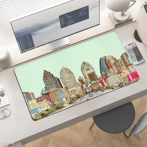 Mouse Pad FekiLoot de Caucho con Base Antideslizante 30x60 cm miniatura 6