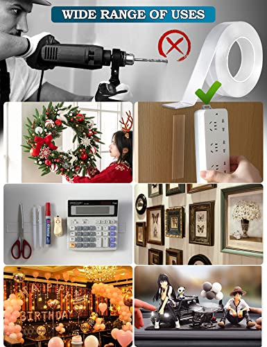 STUAKO-Double-Sided-Tape-Heavy-Duty-165-FT-x-118-in-Removable-Washable-Reusable-Gel-Tape-Strips-for-Kitchen-Living-Room-Office