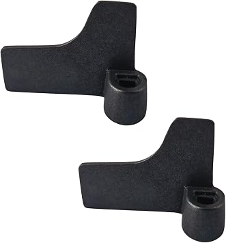 2PCS Bread Maker Machine Blade Replacement, Compatible with Panasonic Breadmaker SD-B2510 SD-R2550, Non-Stick Mixing Accessories, Bread Machine Kneading Paddle(Black)