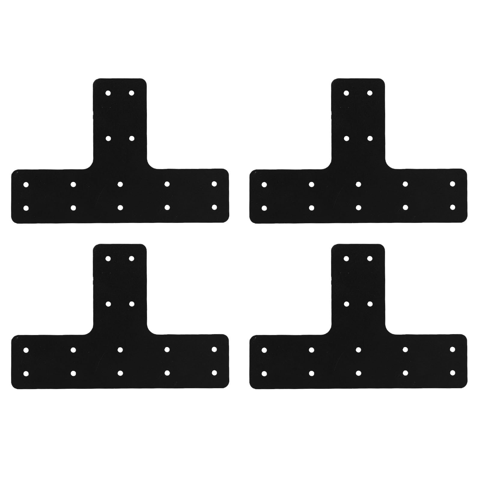 T Post Staffe per Legname 4x4, Finitura Nera