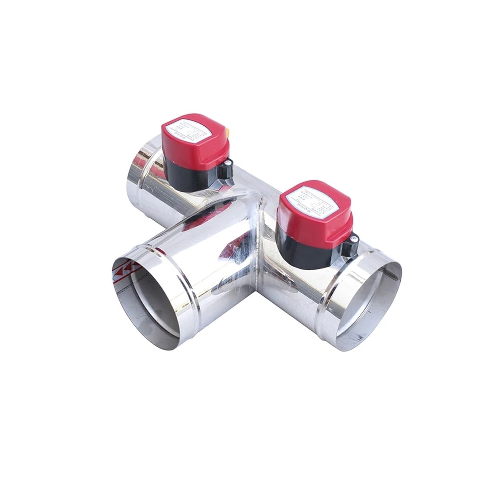 AC 220v AC110V DC12V DC24V Stainless Steel Motorized Ventilation Register Motorized Valve Air Duct Valve OD51mm-150mm(OD150MM)