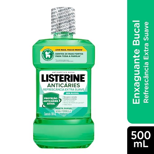 Listerine Anticáries Enxaguante Bucal, 500ml