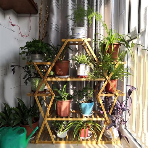 Étagère pour plantes structure stable multi-niveaux pour pots de fleurs - 8