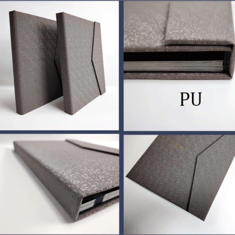 Travel Growth Commemorative Book ﻿ PU Cover Album Studio Photos American Album Applicable to Photos, Receipts, Star Cards, etc