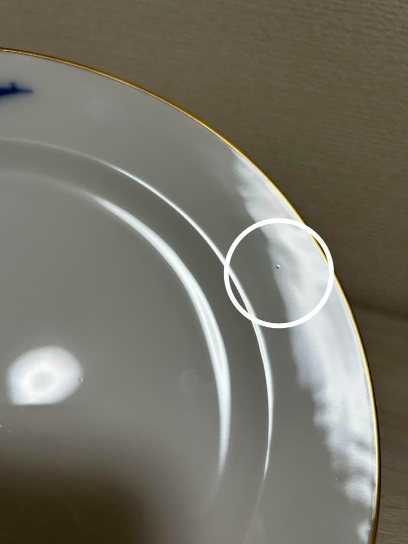 大倉陶園 ブルーローズデザート皿 6枚 大倉陶園 ブルーローズ