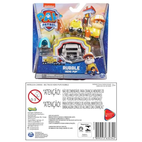 BIG TRUCK HERO PUPS RUBBLE