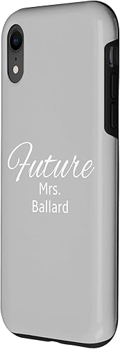 Vista 17 de iPhone 12/12 Pro Mrs. BALLARD personalized engagment announcment Case