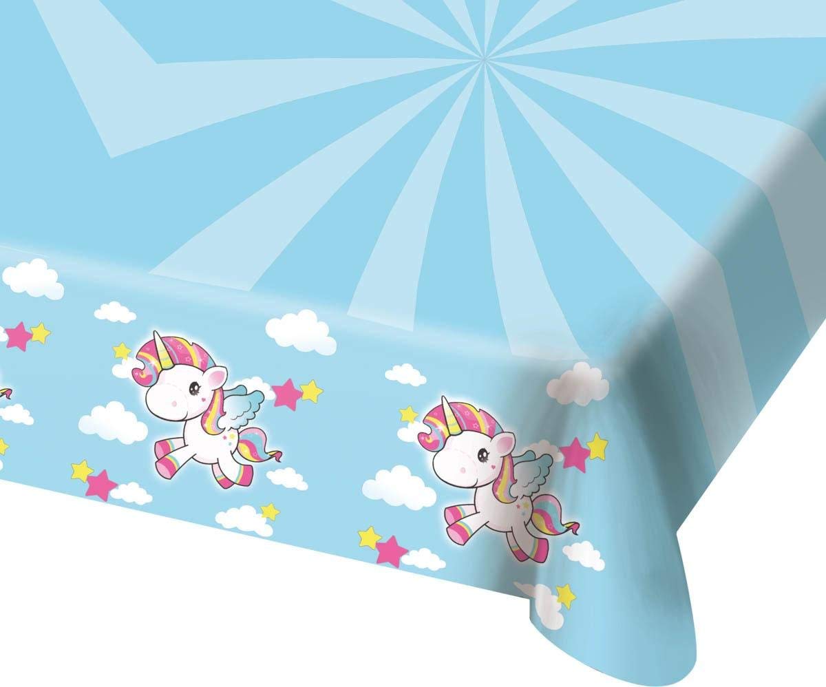 Folat 65043 Unicorn Table Cloth, Multi Colors