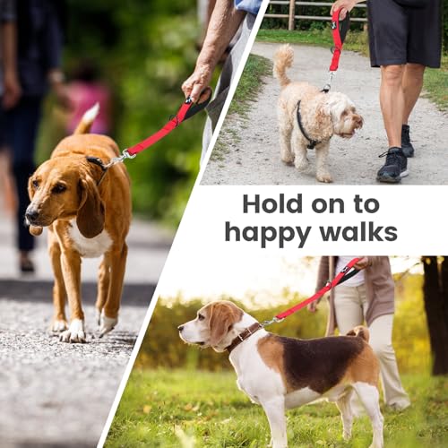 PETTOM Kurzführer Hund, Hundeleine Kurz mit Gepolstertem Griff, Kurzleine für Große Mittlere und Kleine Hund
