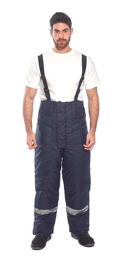 Portwest Cold-Store Saloppettes Refridgeration Freezer Trousers Pants Work Protection 5XL Navy