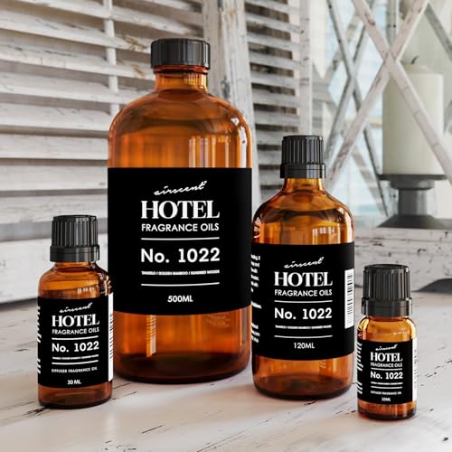 AirScent Hotel Diffuser Oil No. 1022 - Tangelo Golden Bamboo Sundried Woods - Hotel Scent Dupe - Fragrance Oil for Ultrasonic and Waterless Diffusers and Crafting - 120 mL, 4 fl oz Glass Bottle - Thumbnail 4
