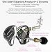 KZ ZS10 Pro in Ear Monitor, IEM Earbuds Headphone, Gaming Earbuds with 4BA and 1DD Drivers, KZ HiFi IEM Earphone Upgraded ZS10 with Detachable 0.75mm 2 Pin 6N OFC Cable (Black No Mic)
