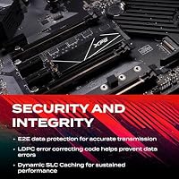 XPG ADATA GAMMIX S70 Blade 2TB PCIe Gen4x4 M.2 2280 SSD Schwarz- Heat Spreader- 3D-Grafikbearbeitung sowie High-End-Gaming PS5 upgradation AGAMMIXS70B-2T-CS, Festkörper-Laufwerk – Ansicht 6