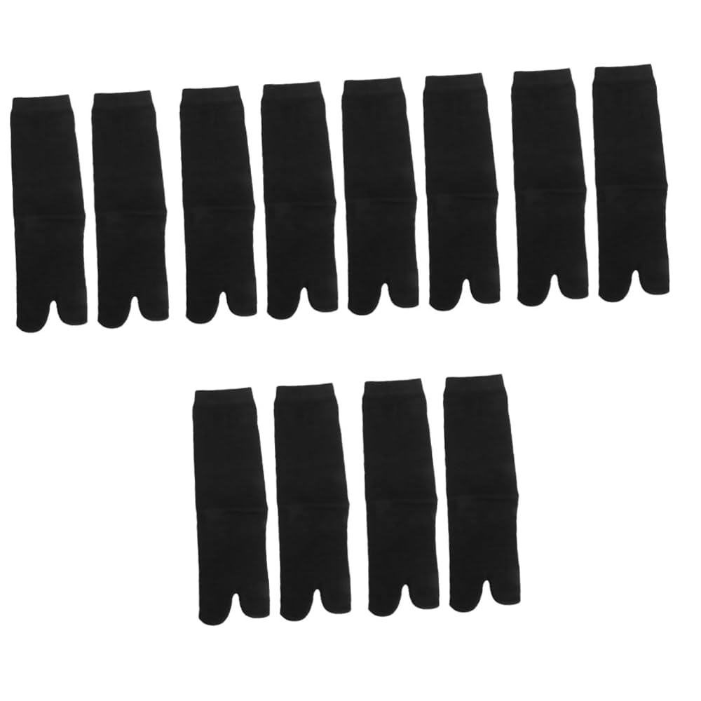 Calzini Tabi Giapponesi Unisex - 5 Paia In Cotone Comodo Con Punta Separata Per Uomo E Donna - Pantofole Da Casa Autunno/Inverno - Foto 4