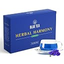 BLUE TEA - Herbal Harmony Tea Gift 2025 (5 Flavour Tea - 160gm) | Butterfly Pea, HIbiscus, Rose, Chamomile, Lavender | Caffeine Free - Herbal Tea gallery image