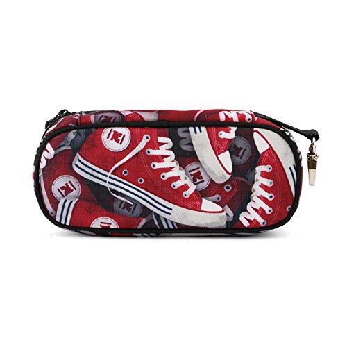PRODG Tracks-Pencil Case, Red, 21 x 10 cm - Image 3