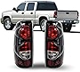 CPW Tail Lights For Chevy Chevrolet Silverado 1999 2000 2001 2002 2003 2004 2005 2006 2007 1500/2500/3500 GMC Sierra 1999-2003 Taillights Assembly Pickup Brake Rear Lamps Glossy Black/Clear