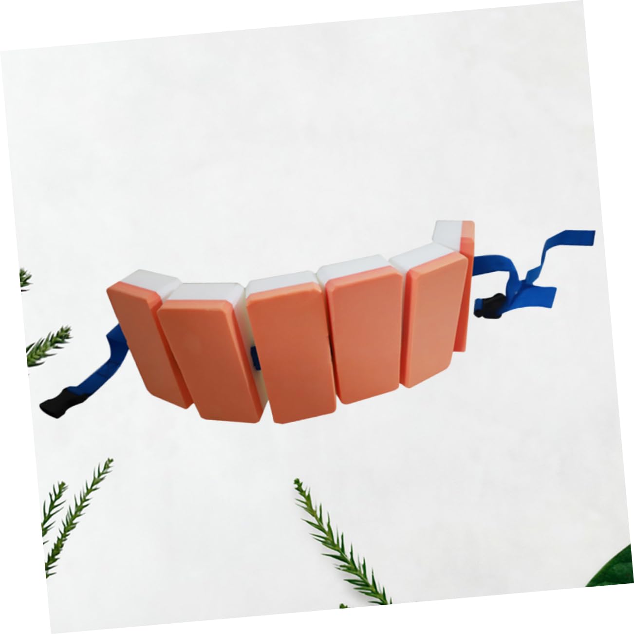 WHAMVOX 1Set Eva Swimming Float Board for Beginners of Floating Plates with Strap Swimming Aid for Learning to Swim Durable Water Resistant Eva Design