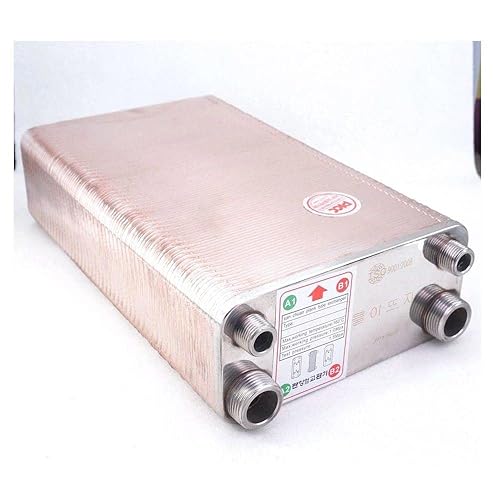 100 placas Wort Chiller Enfriador Intercambiador de calor SUS 304 Acero Inoxidable Cerveza Cerveza Vino Fabricación 1.6Mpa