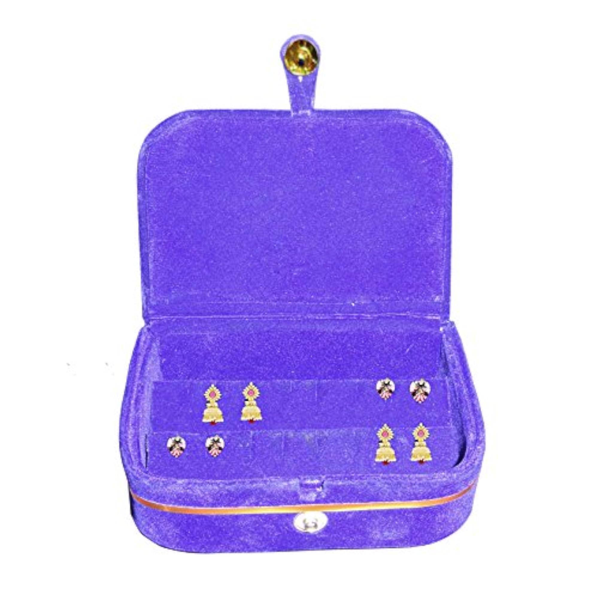 Velvet Jewellery Box Necklace Ring Box Earring Folder