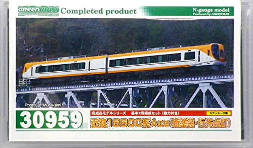 Amazon | グリーンマックス Nゲージ 近鉄16600系Ace (新塗装・行先点灯