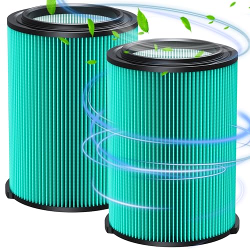 VF4000 Replacement Filter for RIDGID, Standard Wet/Dry Vac Filter Vf4000 Compatible with RIDGID Vacs Wet Dry 5-20 Gal, 6-9 Gal Husky Vacuum & CRAFTSMAN Shop Vacuum 17816 9-17816