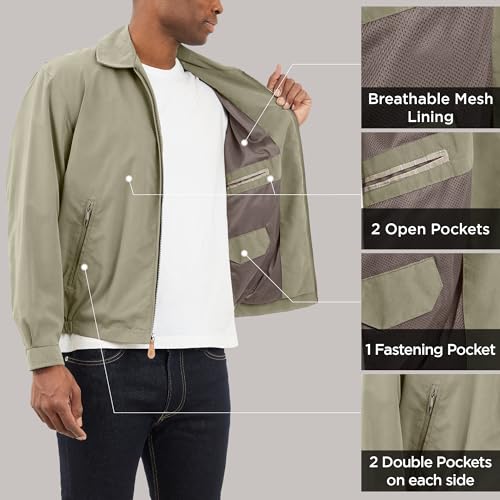 Image of London Fog Men's Auburn Zip-Front Golf Jacket