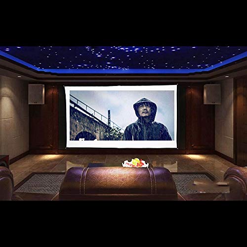 Pantalla de proyector 84'' portátil 16:9 y plegable para pared 2