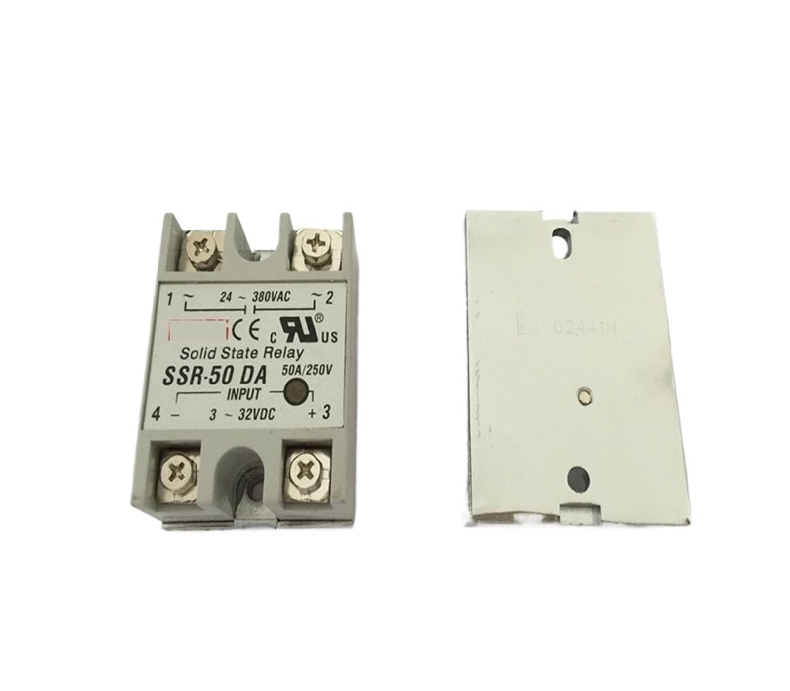 Ltrajuynh One Color 1Pcs Ssr50da Ssr-50Da Manufacturer 50A Ssr Relay,Input 3-32Vdc Output 24-380Vac