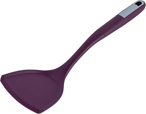 Miniatura 14 de Restaurantware Juego de utensilios de silicona, paquete de 1 juego de herramientas de cocina de mango antideslizante, 6 piezas, resistentes al