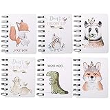 cute notebooks for school cheap VINCULACIÓN DE DOBLE BOBINA DE 80 PÁGINAS: 80 páginas de cantidad suficiente para un largo tiempo de escritura, encuadernación mejorada, no es fácil de dispersar, brinda a los niños una buena experiencia de escritura