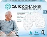 Quick~Change Male Maximum Absorbency Incontinence Wrap (One-Size 8 Count) Pack of 1