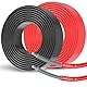 Offgridtec Solar Kabel H1Z2Z2-K 6mm², Einadriges Kupferkabel für Photovoltaikanlagen, UV- & wetterbeständig, halogenfrei, IEC 60228 EN 50618-konform (10m, rot)