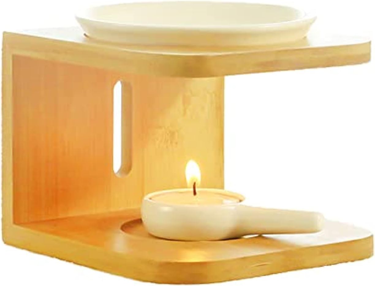 Beauenty Aroma Burner Set, Essential Oil Warmer,diffuser With Oil Burner Ceramic Candle Holder,tea Light Wax Melters Melts Aromatherapy Suit,tealight Scented,yoga Spa Home Bedroom Potpourri Simmer Pot